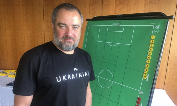 Football to ‘remind what we are dying for’ as Ukraine’s season kicks off | Soccer 2 Andriy Pavelko, the Ukrainian FA president.