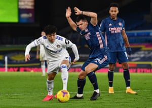 Ian Poveda in action with Granit Xhaka