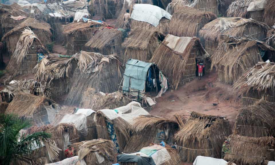 The Katanika displacement settlement, located just outside Kalemie town in Tanganyika, in the Democratic Republic of the Congo