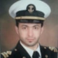Mohammad Nadi Ismail in his Syrian navy uniform.