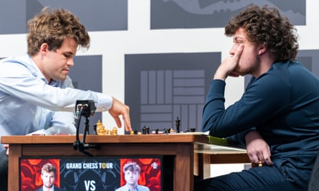 Hans Niemann finds the killer move! #chess #chessgame 