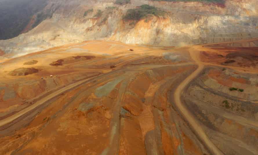 A nickel mine in Guatemala.