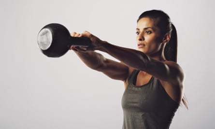 Kettle bell swings.