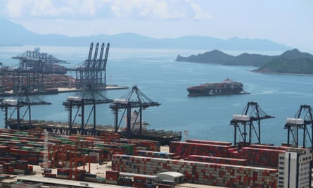 The Yantian port in Shenzhen, China