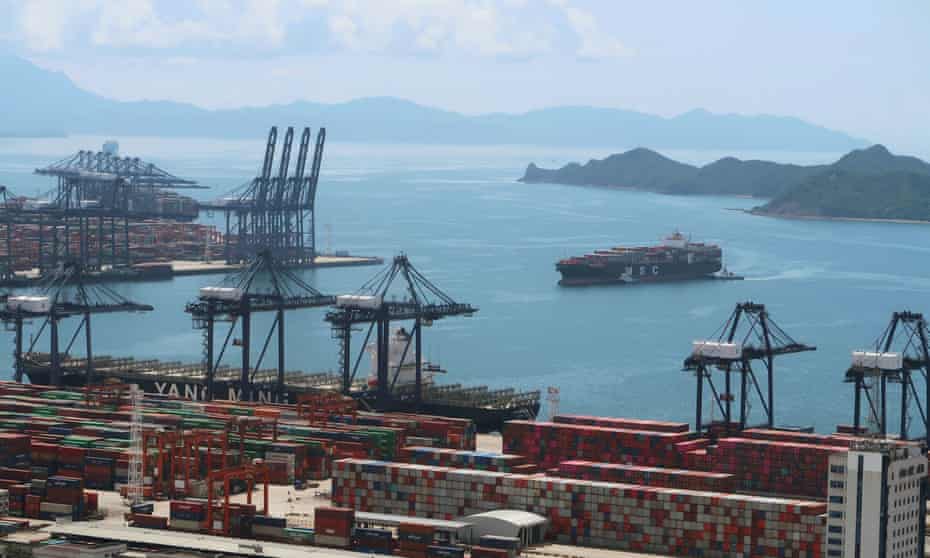 The Yantian port in Shenzhen, China