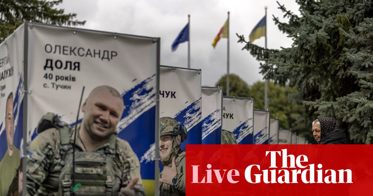 German chancellor warns leaders that decisions they make now on Ukraine will ‘decide the future of Europe’ – live