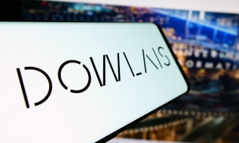 the Dowlais logo seen on a smartphone