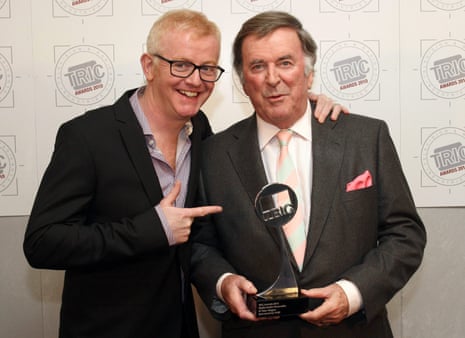 Sir Terry Wogan (right) with Chris Evans