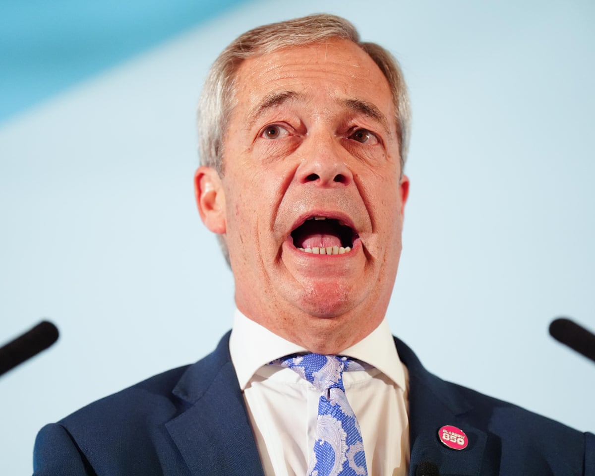 Nigel Farage told to 'come out of hiding' over alleged election overspending | Reform UK | The Guardian