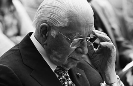 Herbert W Armstrong who founded the Worldwide Church of God.