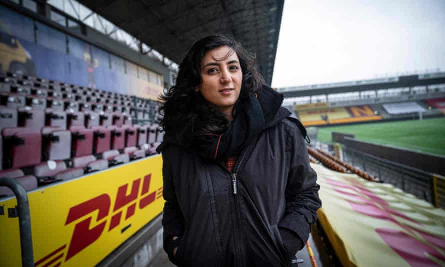 Khalida Popal, pictured in December 2020, was part of the team that helped athletes to get out of Afghanistan.