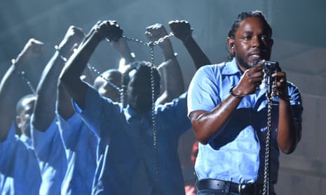 Kendrick Lamar … Finding little to cheer about. 