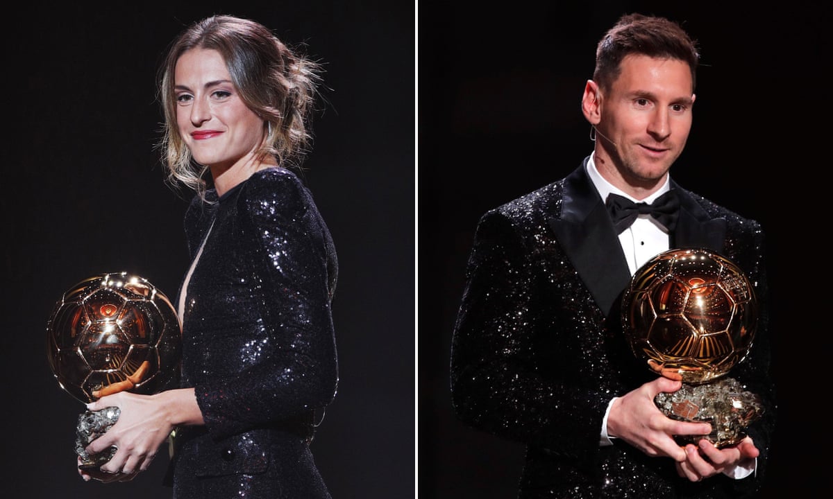 alexia putellas and lionel messi win 2021 ballon d or as it happened football the guardian