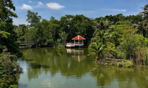 Ban Krachao island with water Bangkok, Thailand