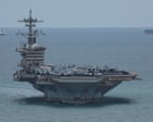 USS Lincoln carrier to return to port in San Diego after record-breaking deployment – US politics live