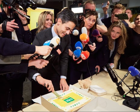 Dutch centrists D66 back in lead in election vote count, edging past far-right PVV – as it happened Dutch centrists D66 back in lead in election vote count, edging past far-right PVV – as it happened