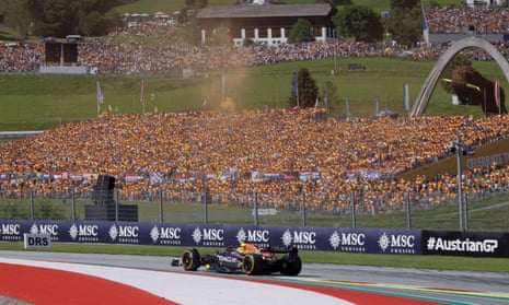 Max Verstappen delights the crowd at Red Bull’s home circuit with victory in the sprint race