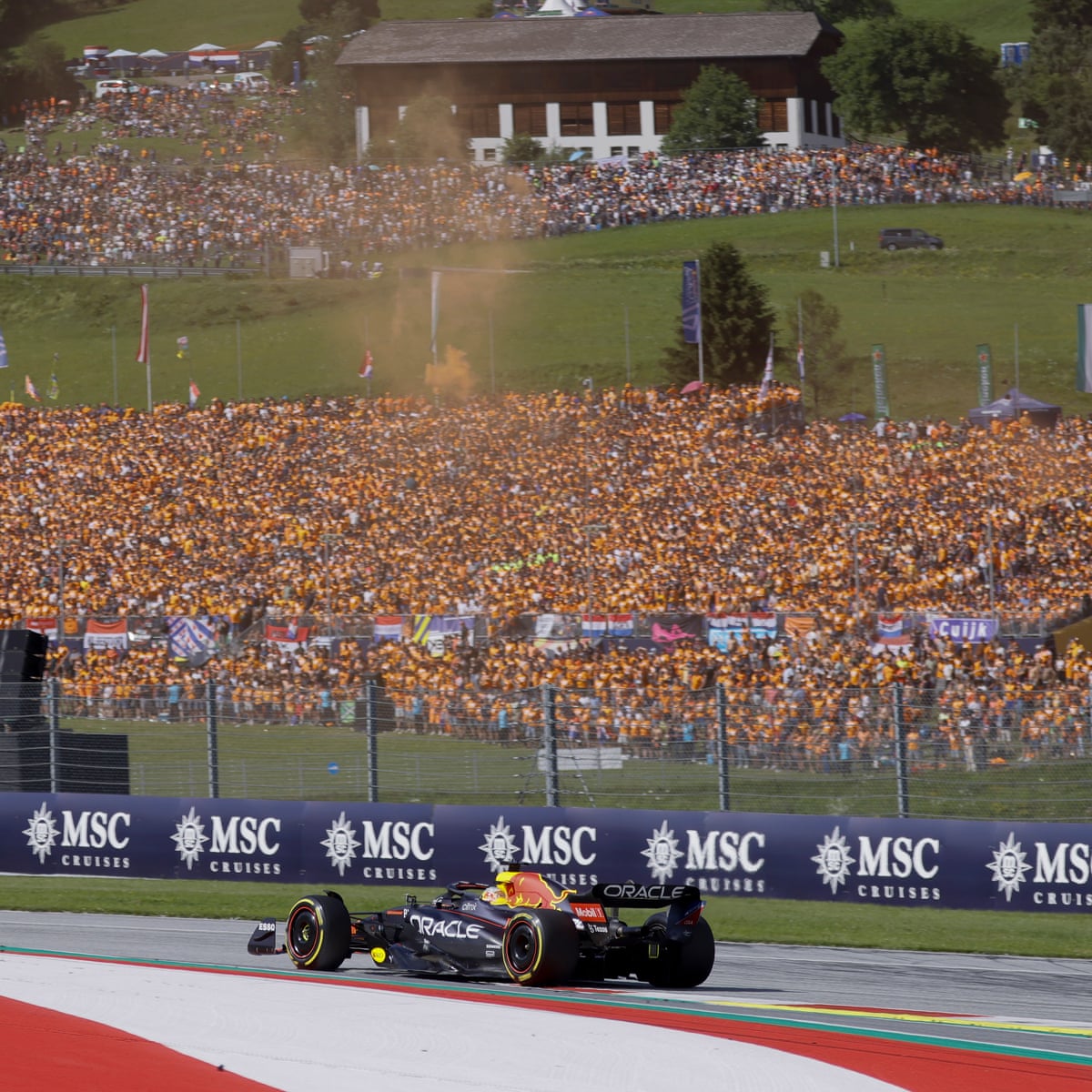 Max Verstappen Wins Austrian F1 Gp Sprint Race From Leclerc And Sainz Formula One The Guardian Max Verstappen Wins Austrian F1 Gp Sprint Race From Leclerc And Sainz Formula One The Guardian