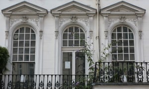 A rundown, empty property in Kensington and Chelsea borough owned by an offshore company.