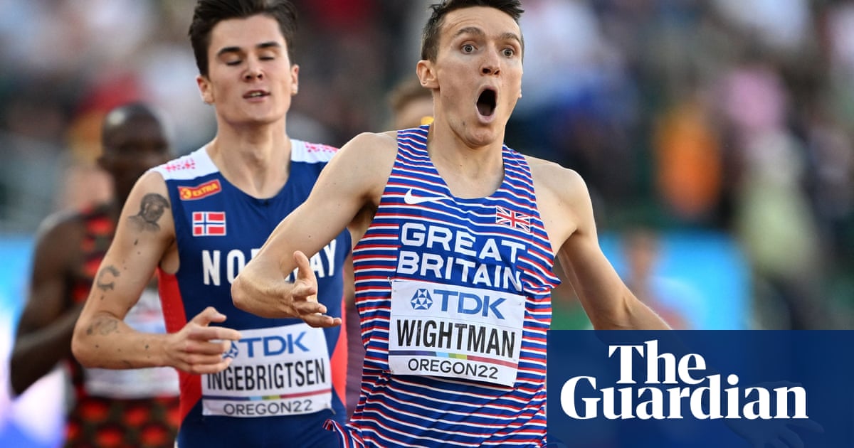 Jake Wightman stuns 1500m field to claim world title as dad commentates ...