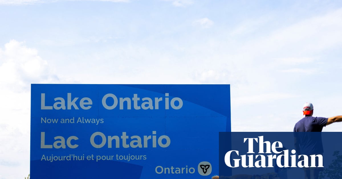 Canada erects giant ‘Lake Ontario’ sign as spat with Trump over name escalates