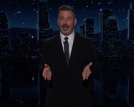 Jimmy Kimmel on stage.