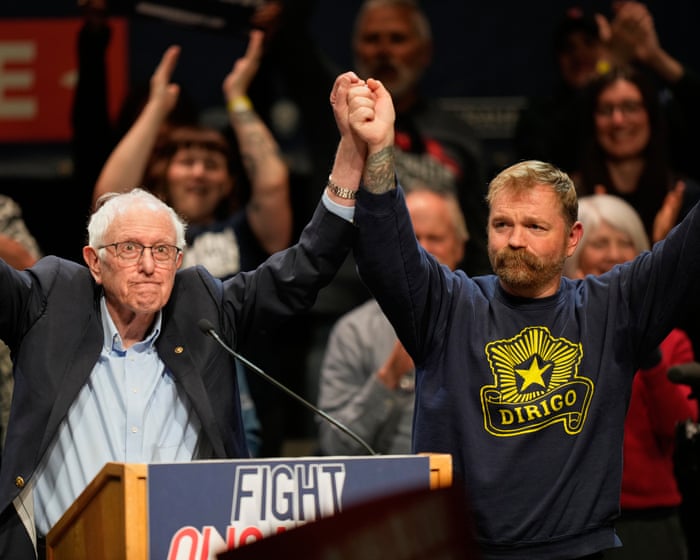 Succession fight under way as Bernie Sanders calls for Platner to drop out of Maine Senate race – US politics live