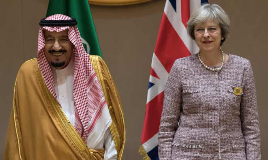 King Salman of Saudi Arabia and Theresa May