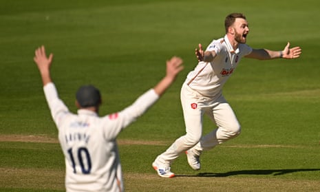 Essex suffered their first defeat of the season despite Sam Cook’s excellent bowling against Somerset.