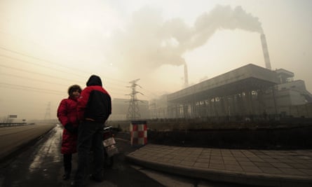 A coal-powered plant on the outskirts of Linfen, in China’s Shanxi province
