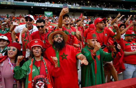 Morocco fans in Monterrey.