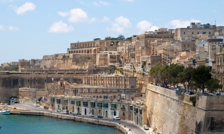Ancient and modern: Valletta, Malta.