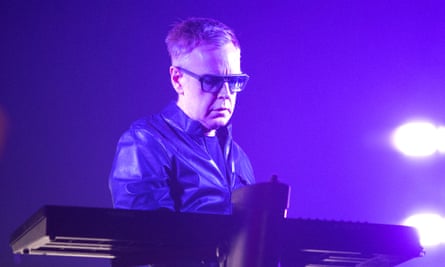 Andy Fletcher performing during Depeche Mode’s Global Spirit Tour in Washington, DC in 2017.