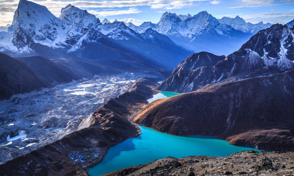 The Himalayas in eastern Nepal.