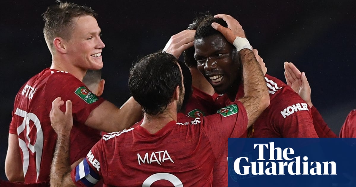 Pogba and Mata send lacklustre Manchester United past Brighton