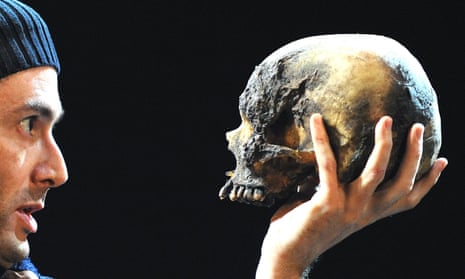 Real or fake? … David Tennant in Hamlet.