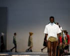 Prada's pared-back military chic offers simplicity in turbulent times