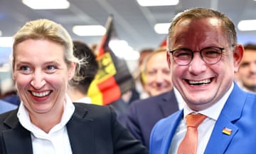 Alice Weidel and Tino Chrupalla of Germany's AfD