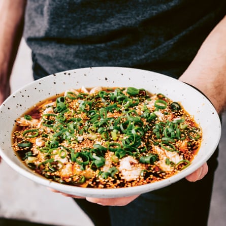 Bang bang Sichuan chicken.