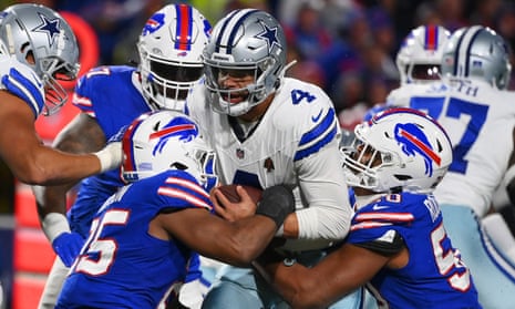 The marauding Bills defense bottled up the Cowboys’ high-flying offense on Sunday in Buffalo.