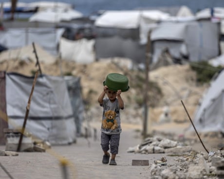 Israel-Gaza war live: Children and elderly dying from starvation, minister warns, as 16 people killed in overnight strikes