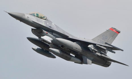 A US F-16 jet