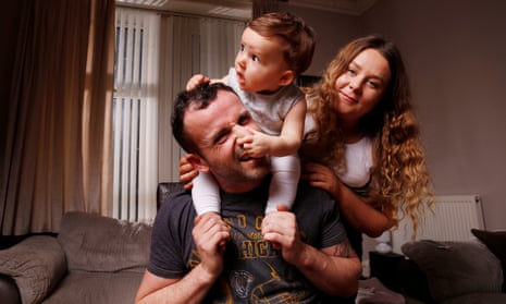 Comedian Gary Meikle with his daughter, Ainsley, and his granddaughter, Gracie