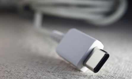 A USB-C connector