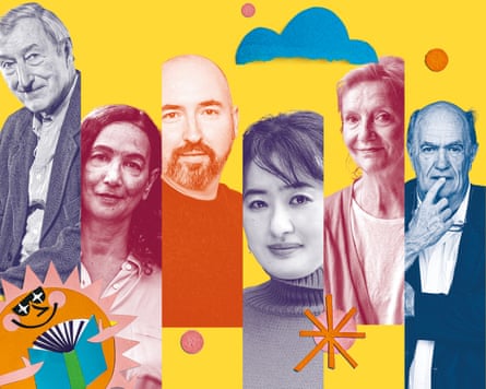 Pictures of fiction authors.