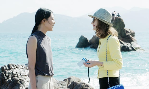 Kim Min-hee and Isabelle Huppert in Claire’s Camera.