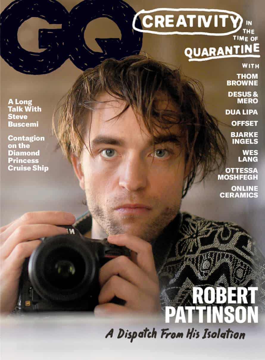 Robert Pattinson on the cover of US GQ