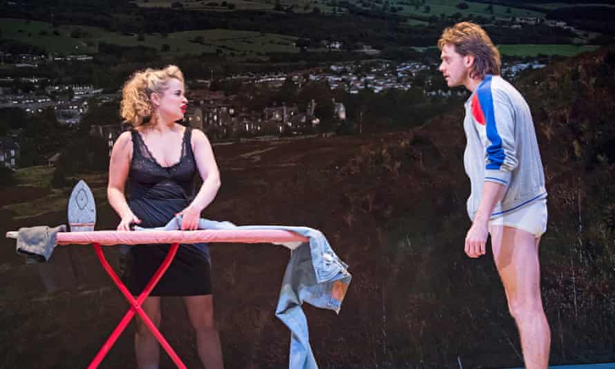 Samantha Robinson as Michelle with Atherton as Bob.