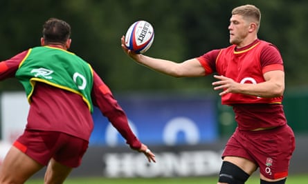 England’s Jack Willis in training