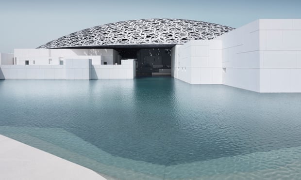 Louvre Abu Dhabi with its 180-metre-diameter dome.